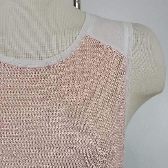GENERATION LOVE Semi-Sheer Mesh Panel Tank size L - Picture 2 of 7